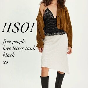 ISO!!! Free People Love Letter Tank
